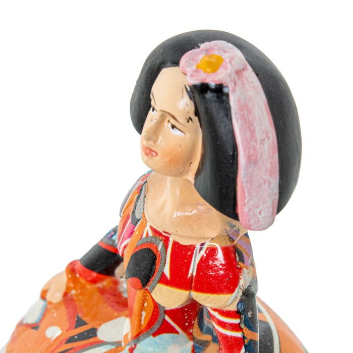 Figura Decorativa Alexandra House Living Menina Multicolor Acrílico Plástico Melamina 12 x 8 x 17 cm 2