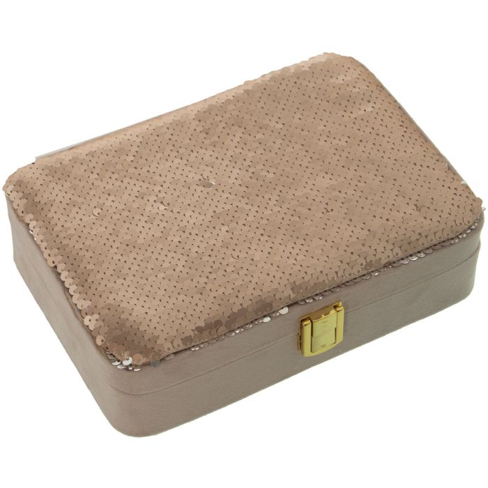 Caja-Joyero Alexandra House Living Rosa Textil 21 x 6 x 15 cm 0 Caja-Joyero Alexandra House Living Rosa Textil 21 x 6 x 15 cm 0