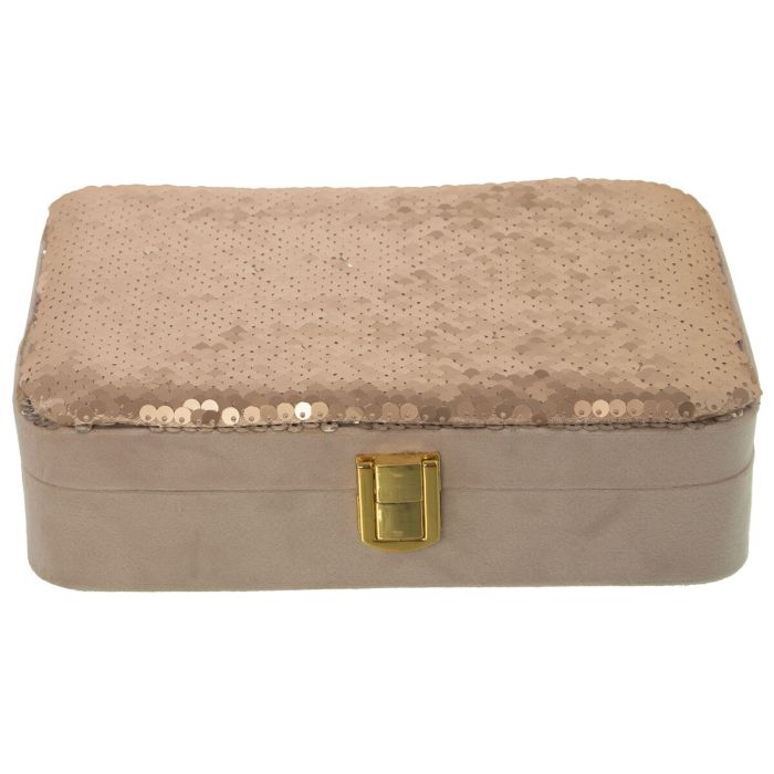 Caja-Joyero Alexandra House Living Rosa Textil 21 x 6 x 15 cm 1 Caja-Joyero Alexandra House Living Rosa Textil 21 x 6 x 15 cm 1