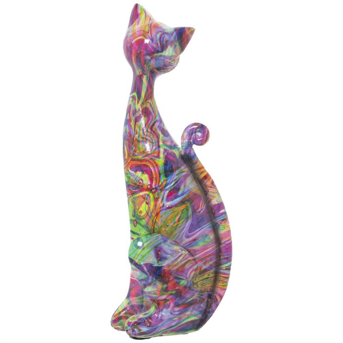 Figura Decorativa Alexandra House Living Acrílico Plástico Melamina Gato 3