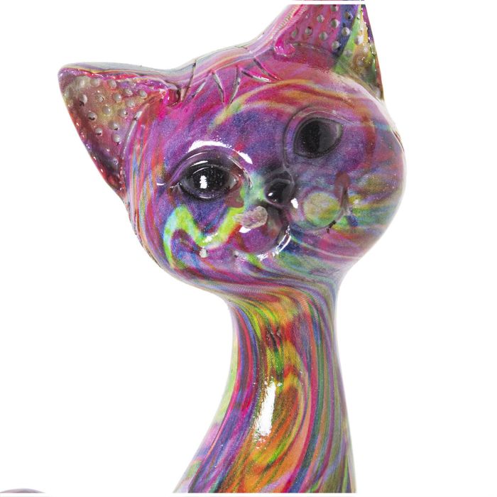 Figura Decorativa Alexandra House Living Acrílico Plástico Melamina Gato 1