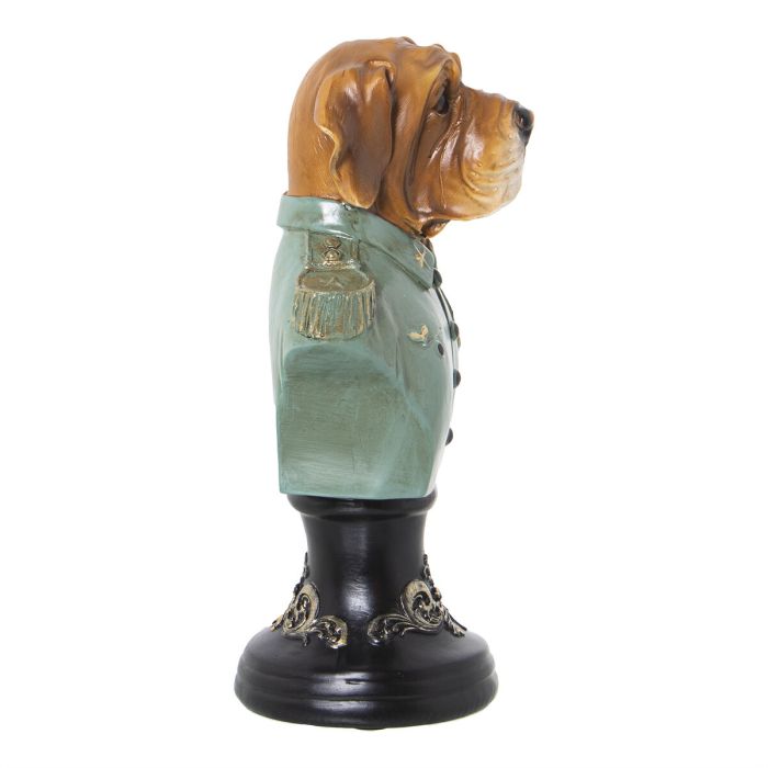 Busto Alexandra House Living Verde Plástico Perro Traje 12 x 18 x 27 cm 4 Busto Alexandra House Living Verde Plástico Perro Traje 12 x 18 x 27 cm 4