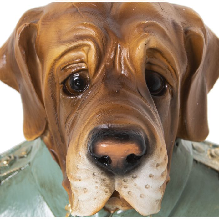 Busto Alexandra House Living Verde Plástico Perro Traje 12 x 18 x 27 cm 3 Busto Alexandra House Living Verde Plástico Perro Traje 12 x 18 x 27 cm 3