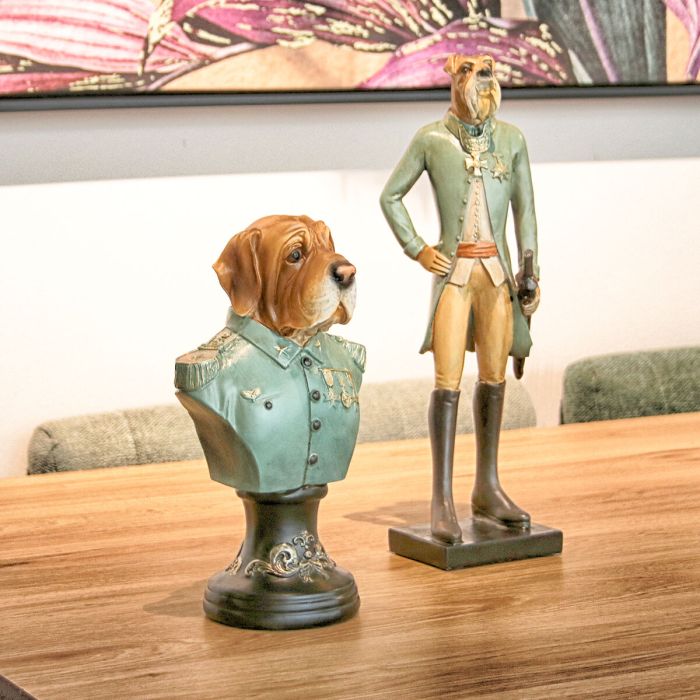 Busto Alexandra House Living Verde Plástico Perro Traje 12 x 18 x 27 cm 2 Busto Alexandra House Living Verde Plástico Perro Traje 12 x 18 x 27 cm 2