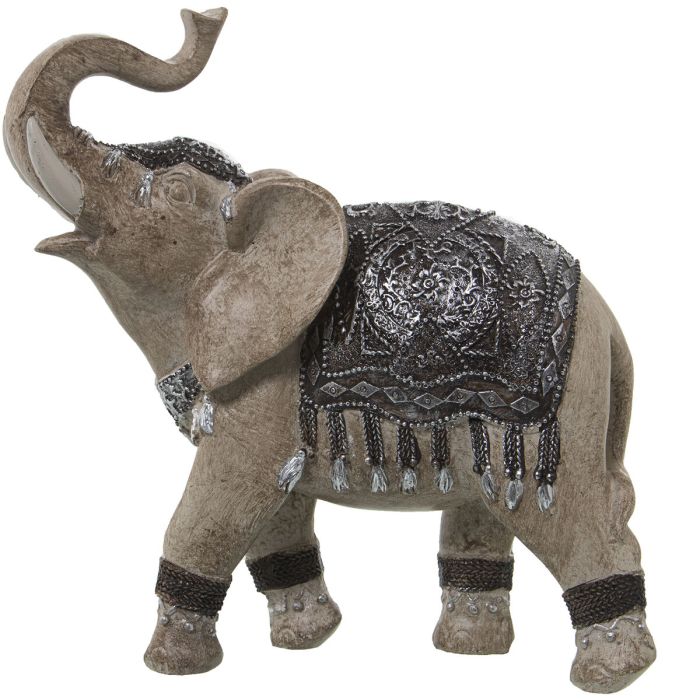 Figura Decorativa Alexandra House Living Dorado Acrílico Plástico Melamina Elefante 21 x 9 x 21 cm 4