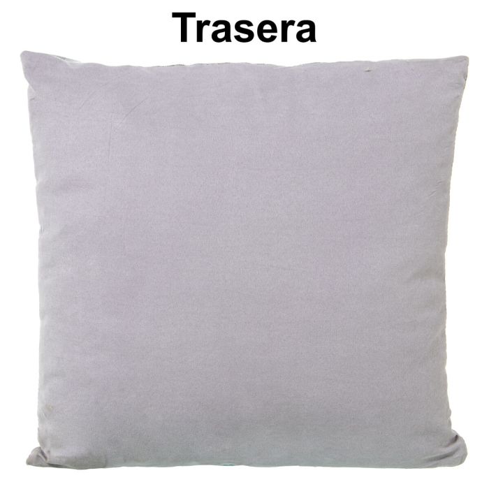 Cojín Alexandra House Living Gris Textil 43 x 43 cm 2