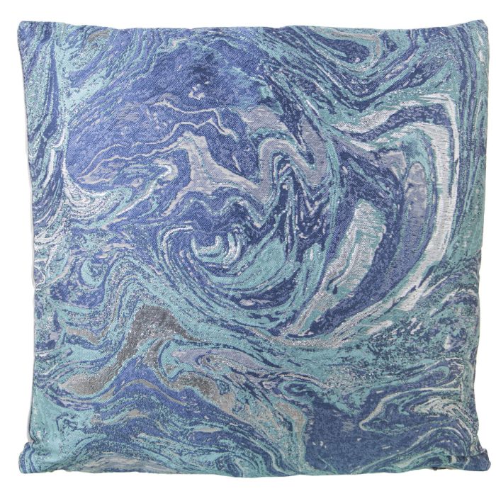 Cojín Alexandra House Living Azul Textil 43 x 43 cm