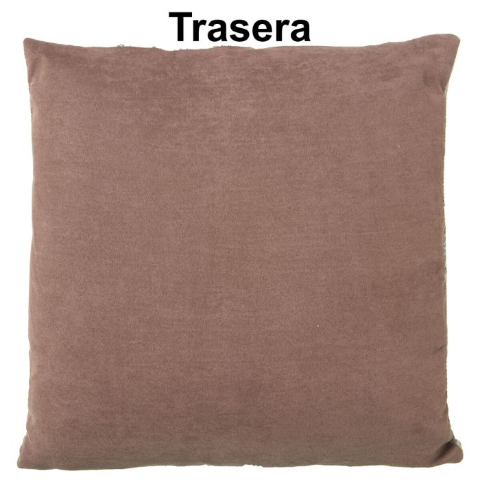 Cojín Alexandra House Living Gris Textil 43 x 43 cm 2