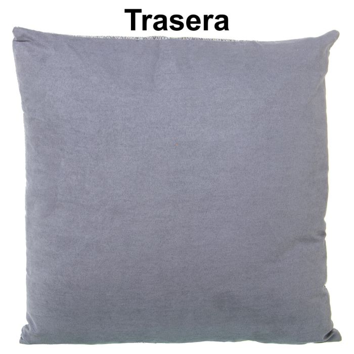 Cojín Alexandra House Living Gris Textil 43 x 43 cm 2