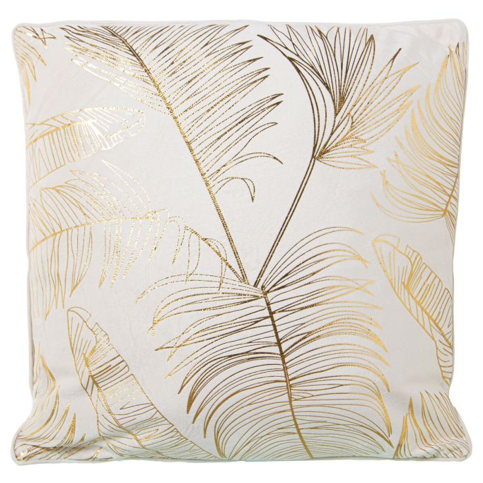 Cojín Alexandra House Living Crema Textil 43 x 43 cm