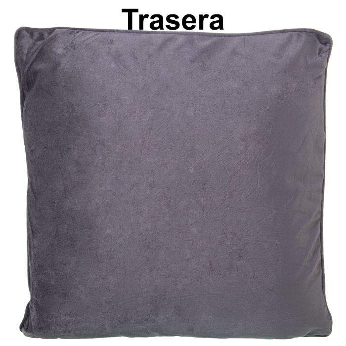 Cojín Alexandra House Living Gris Textil 43 x 43 cm 2