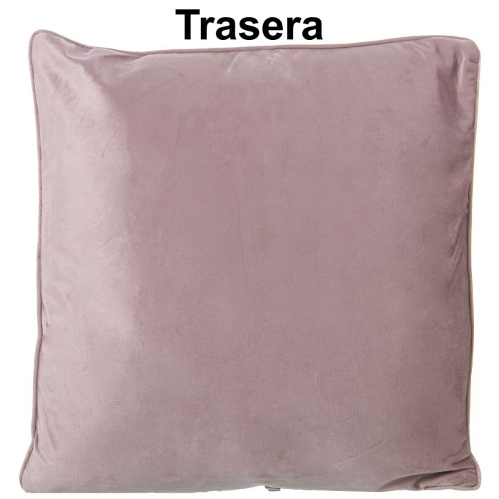 Cojín Alexandra House Living Rosa Textil 43 x 43 cm 2