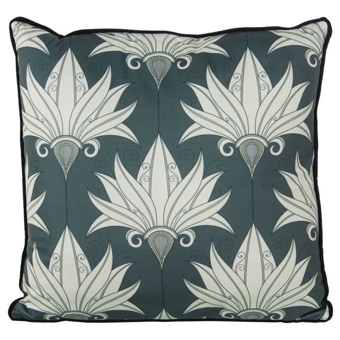 Cojín Alexandra House Living Verde Terciopelo Textil 45 x 45 cm