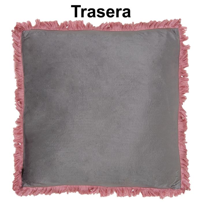 Cojín Alexandra House Living Gris Rosa Textil 45 x 45 cm 2