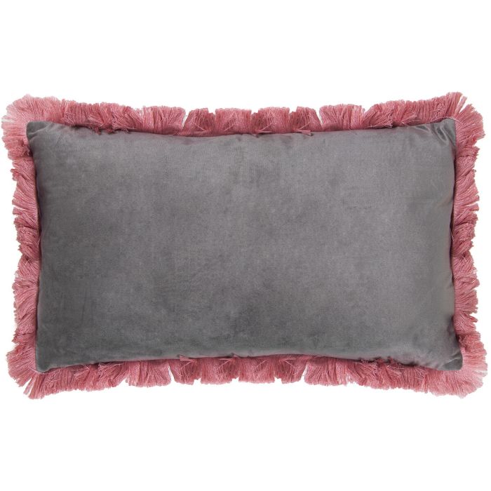 Cojín Alexandra House Living Gris Rosa Textil 50 x 30 cm