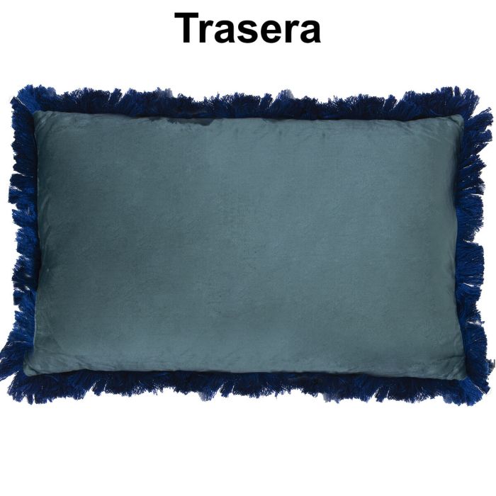 Cojín Alexandra House Living Azul Textil 50 x 30 cm 2