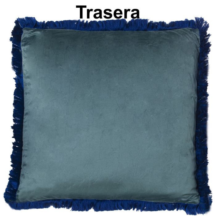 Cojín Alexandra House Living Azul Textil 45 x 45 cm 2