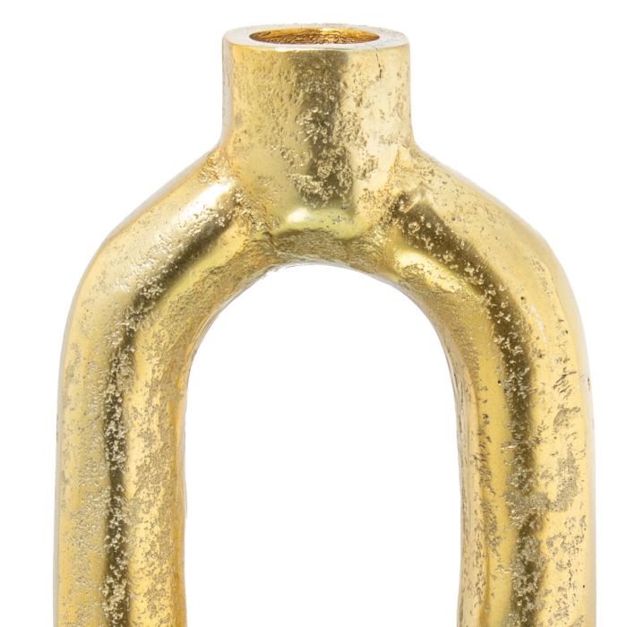 Candelabro Alexandra House Living Oro Aluminio 14 x 8 x 22 cm 2