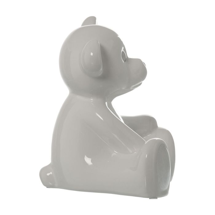 Figura Decorativa Alexandra House Living Blanco Cerámica Oso 3