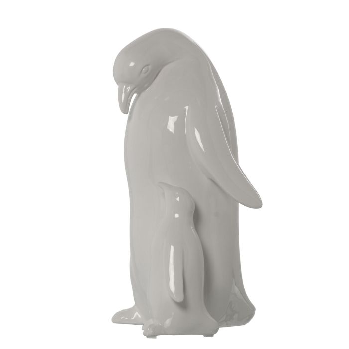 Figura Decorativa Alexandra House Living Blanco Cerámica Pingüino 18 x 18 x 31 cm 5