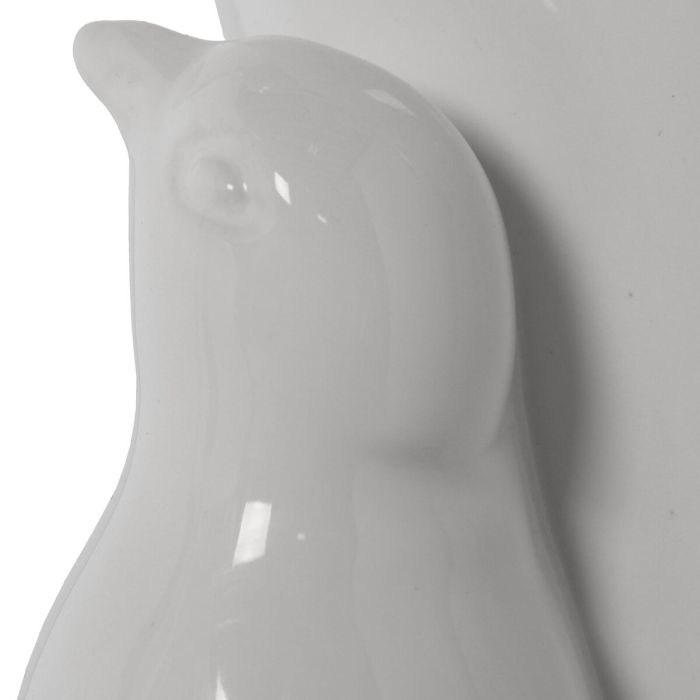 Figura Decorativa Alexandra House Living Blanco Cerámica Pingüino 18 x 18 x 31 cm 2