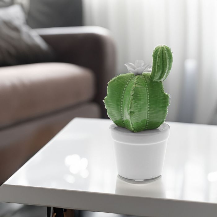 Figura Decorativa Alexandra House Living Cerámica Cactus 1