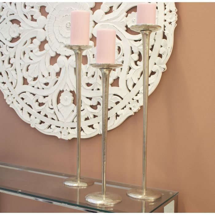 Candelabro Alexandra House Living Aluminio 3