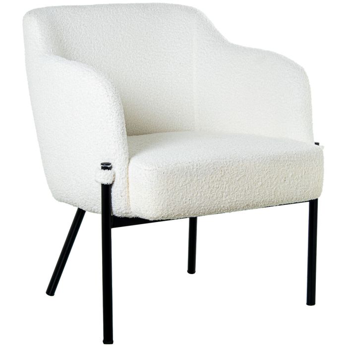 Sillón Alexandra House Living Blanco 44 x 81 x 73 cm