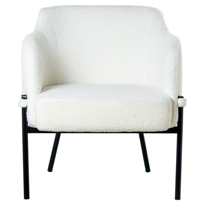 Sillón Alexandra House Living Blanco 44 x 81 x 73 cm 3