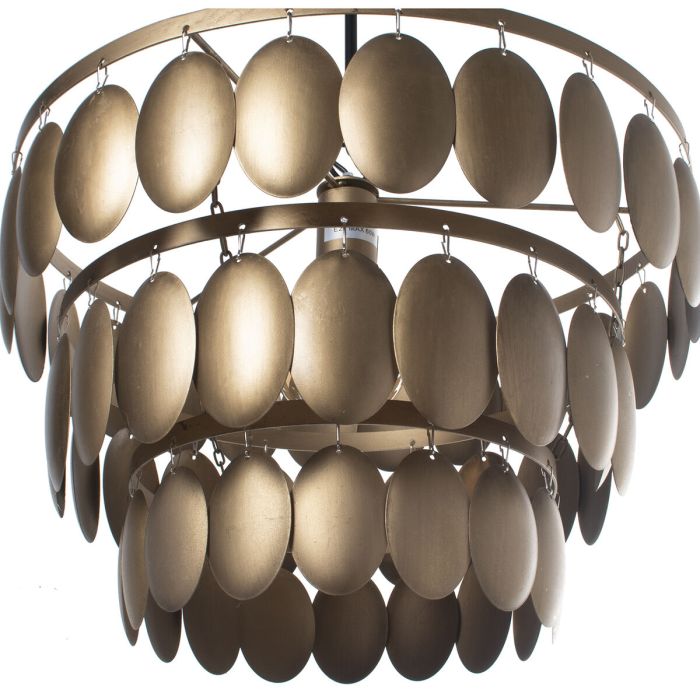 Lámpara de Techo Alexandra House Living Oro Metal 60 W 47 x 34 x 47 cm 1