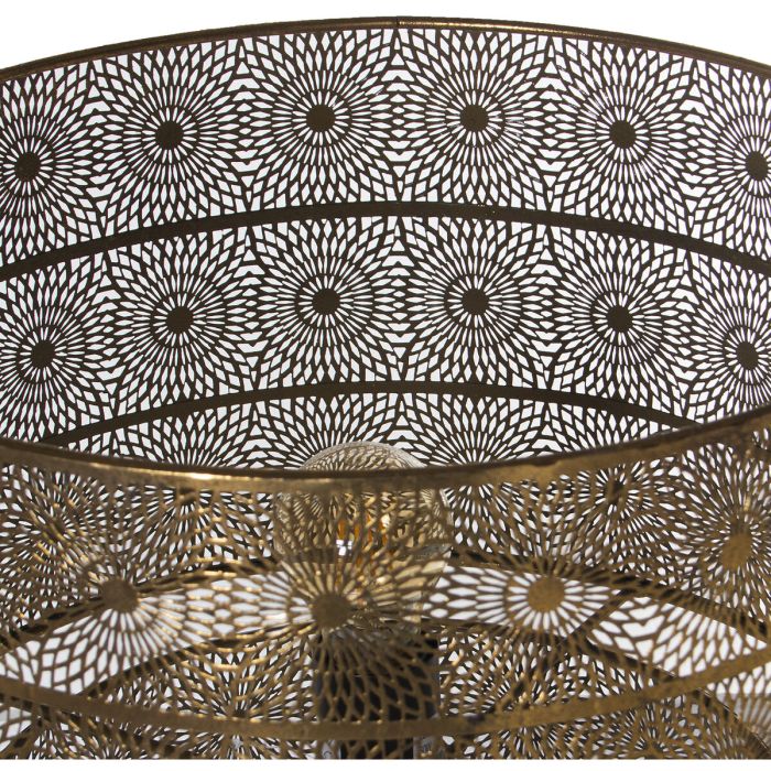 Lámpara de mesa Alexandra House Living Oro Dorado Metal 60 W 28 x 23 x 28 cm 1