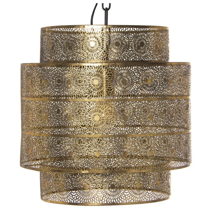 Lámpara de Techo Alexandra House Living Oro Dorado Metal 60 W 39 x 39 x 39 cm