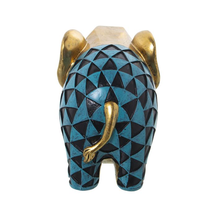 Figura Decorativa Alexandra House Living Dorado Acrílico Plástico Melamina Elefante 2