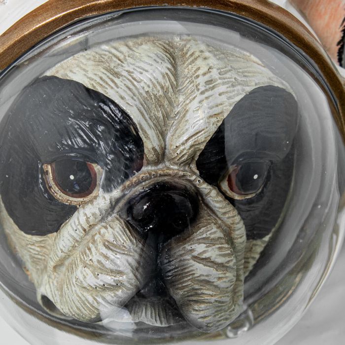 Figura Decorativa Alexandra House Living Plástico Perro Astronauta 19 x 14 x 18 cm 3