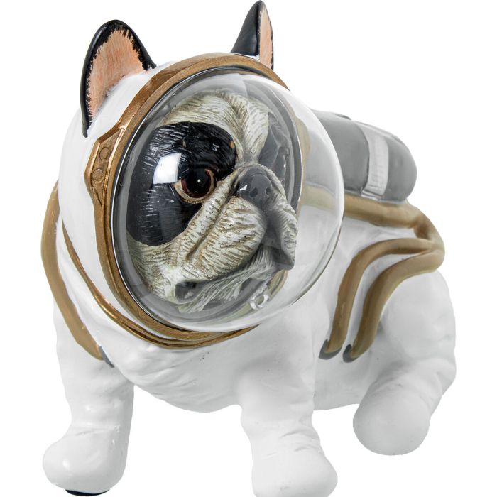 Figura Decorativa Alexandra House Living Plástico Perro Astronauta 19 x 14 x 18 cm 2