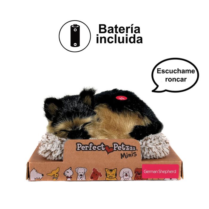 Peluche con Sonido Alexandra House Living Gris Perro 14 x 6 x 13 cm Mini 3