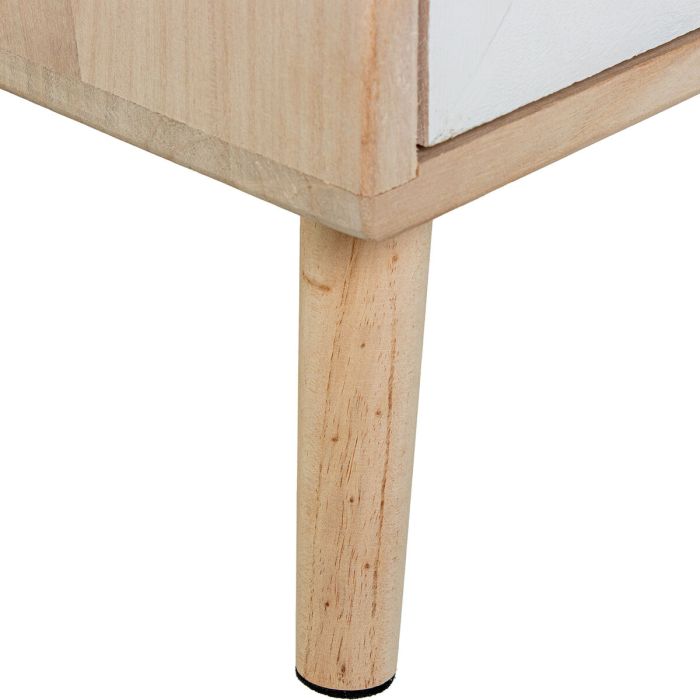 Cajonera Alexandra House Living Blanco Marrón Madera 40 x 91 x 30 cm 2