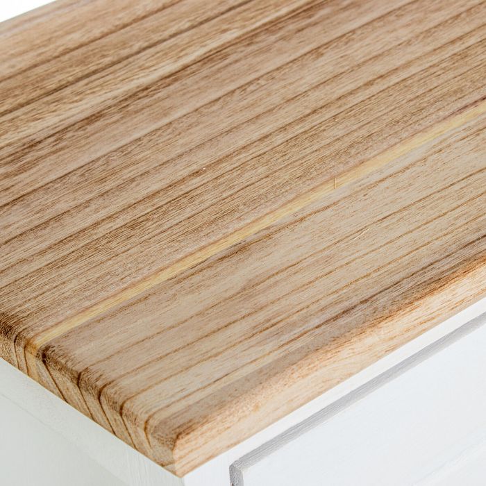 Cajonera Alexandra House Living Blanco Marrón Madera 40 x 91 x 30 cm 3