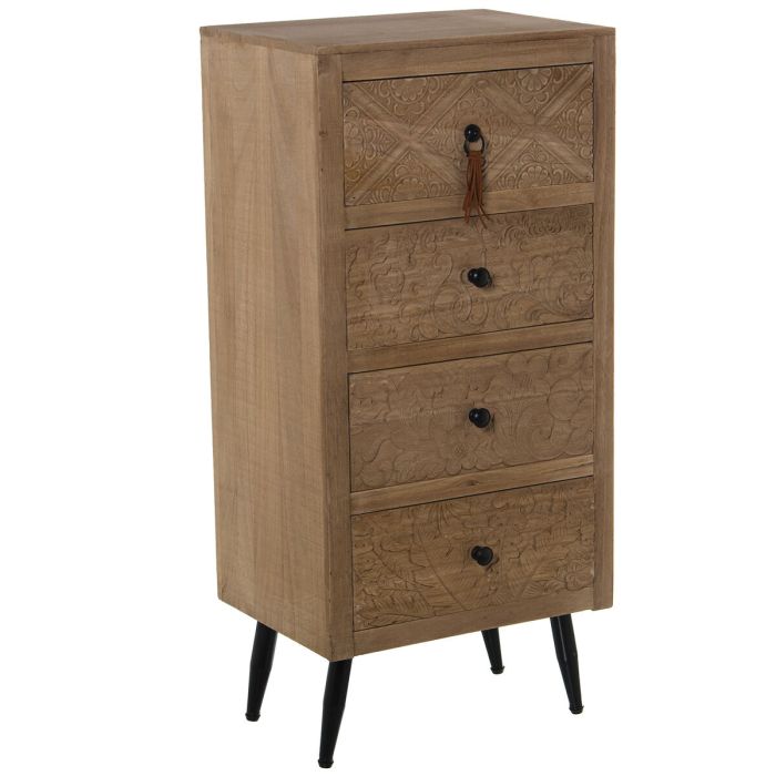 Cajonera Alexandra House Living Marrón Madera 40 x 86 x 30 cm