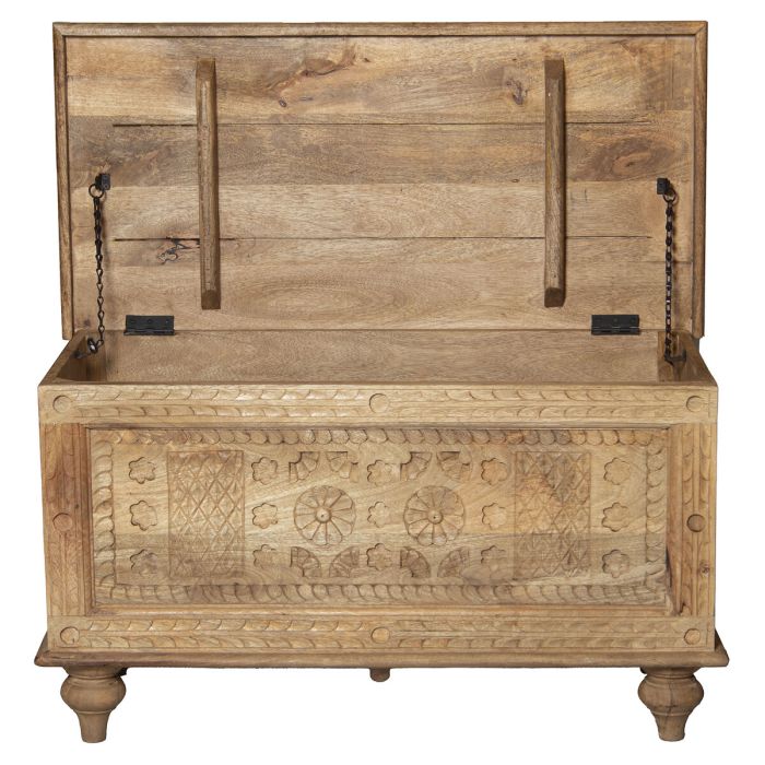 Arcón Alexandra House Living Madera 88 x 43 x 50 cm 4 Arcón Alexandra House Living Madera 88 x 43 x 50 cm 4