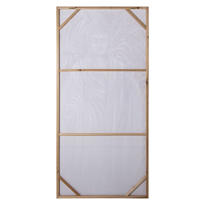 Cuadro Alexandra House Living Madera Buda 90 x 3 x 190 cm 3