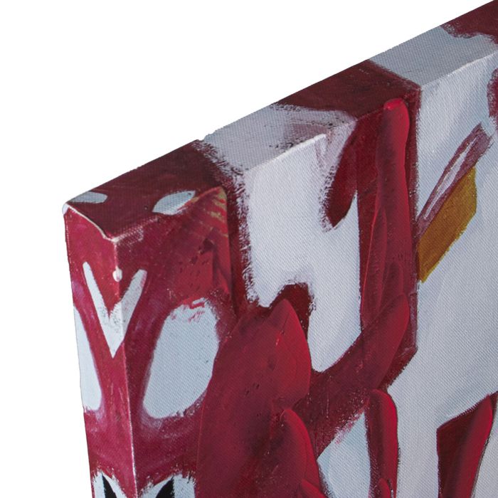 Cuadro Alexandra House Living Graffiti Madera 115 x 115 x 3,5 cm 6