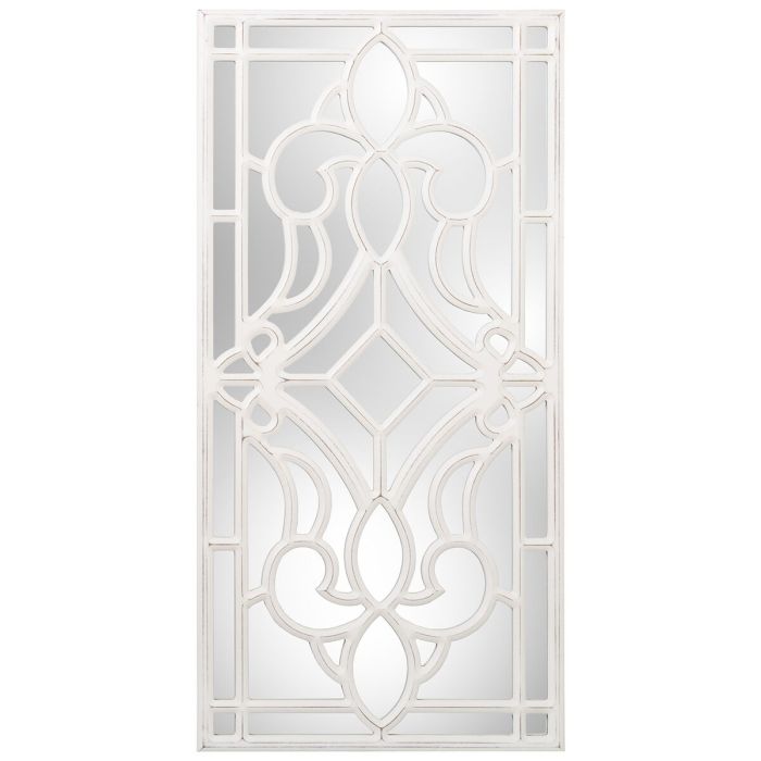 Retablo decorativo Alexandra House Living Blanco Madera Desgastado 4 x 76 x 41 cm