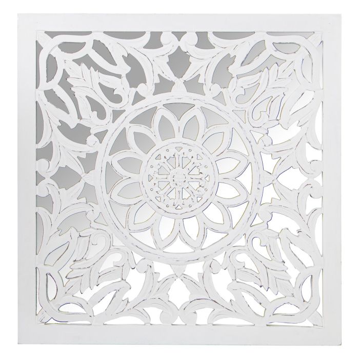 Retablo decorativo Alexandra House Living Blanco Madera 6 x 85 x 86 cm 0 Retablo decorativo Alexandra House Living Blanco Madera 6 x 85 x 86 cm 0