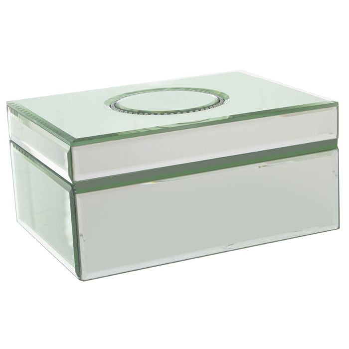 Caja-Joyero Alexandra House Living Transparente Cristal Espejo 20 x 10 x 15 cm 3