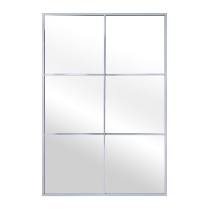 Espejo de pared Alexandra House Living Blanco Metal Ventana 6 x 113 x 77 cm