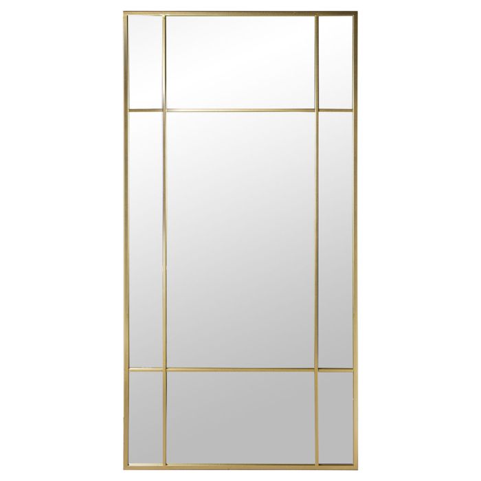 Espejo de pared Alexandra House Living Dorado Metal Rectangular 7 x 149 x 77 cm