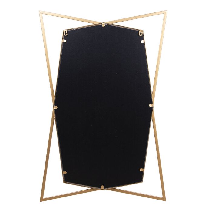 Espejo de pared Alexandra House Living Dorado Metal 7 x 85 x 58 cm 2