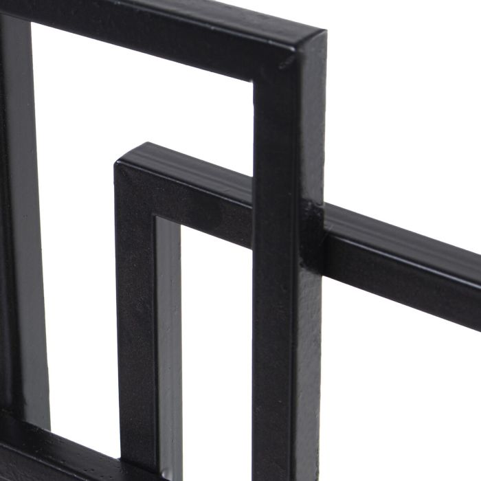 Espejo de pared Alexandra House Living Negro Metal 7 x 113 x 53 cm 3