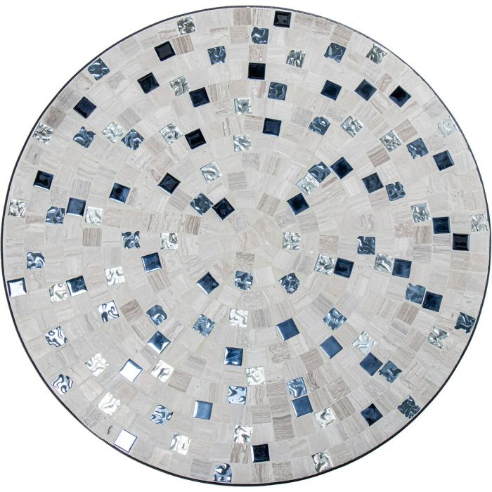 Conjunto de Mesa con 2 Sillas Alexandra House Living Multicolor 60 x 71 x 60 cm Mosaico 8